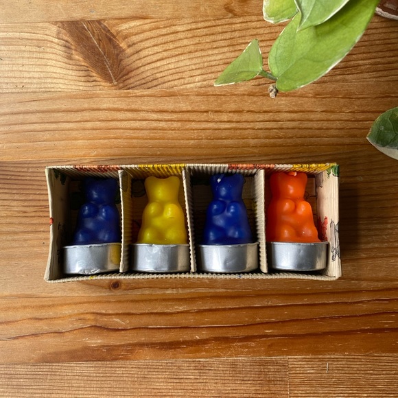 Vintage Gummy Bear Set Candles